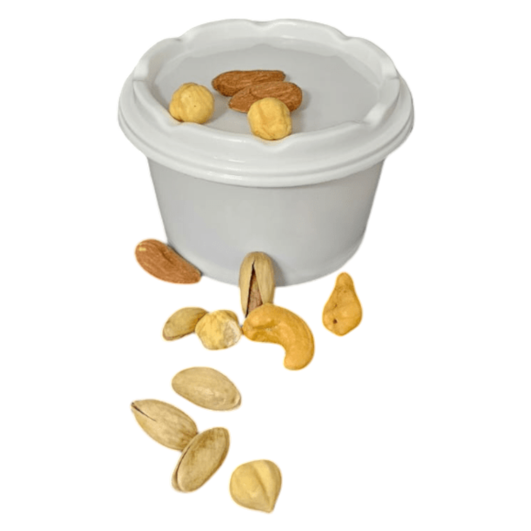 DYF202: 200ml Kaşıklı Yoğurt Kabı 6 200 ml yuvarlak kap