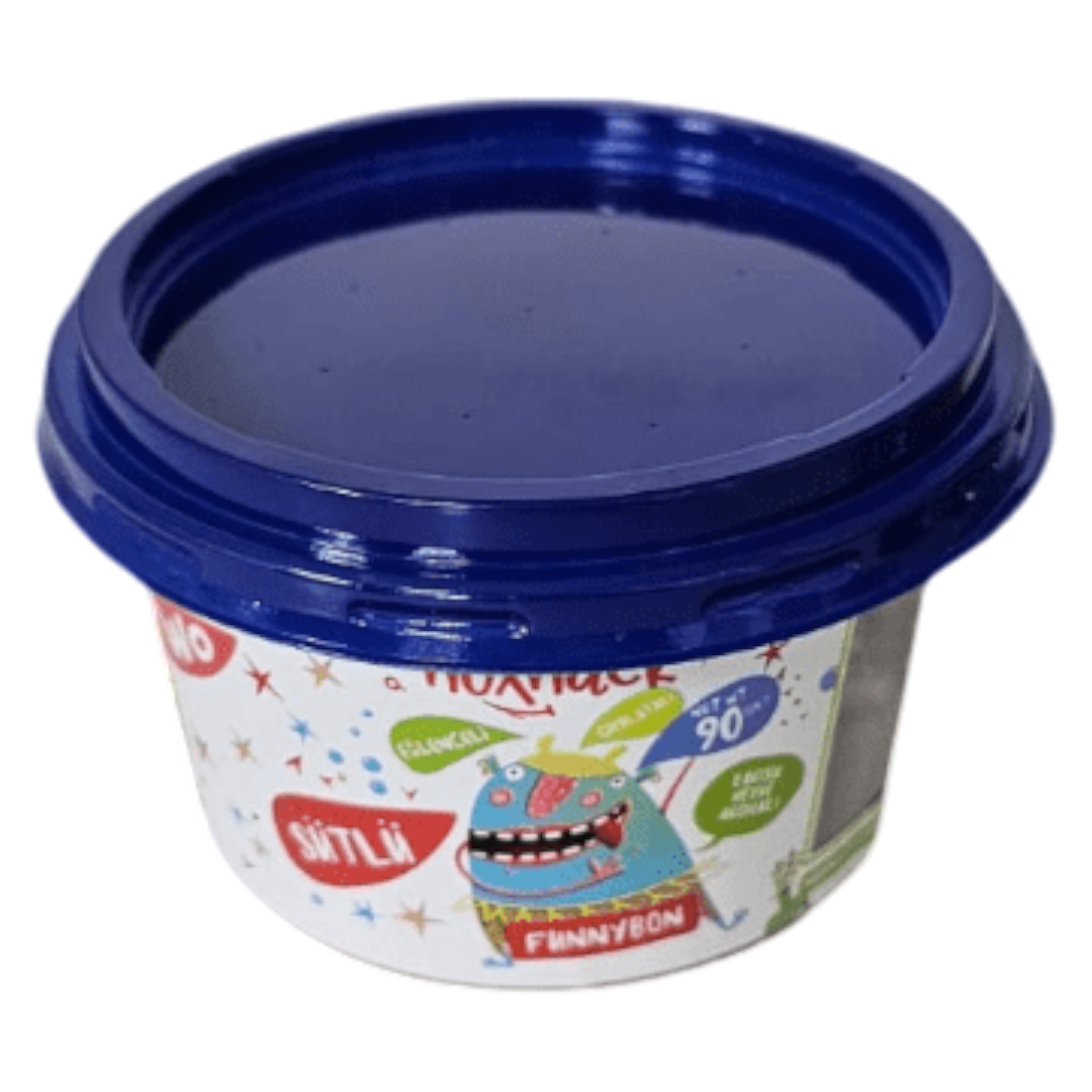 DYF202: 200ml Kaşıklı Yoğurt Kabı 10 kuru meyve kabı