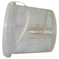 DYK3920: 4 Litre Yuvarlak Plastik Kova & Kapak 8 DYK3920: 4 Litre Yuvarlak Plastik Kova & Kapak 2 - DYK3920 4LT SEFFAF KOVA 2