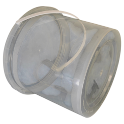 DYK3920: 4 Litre Yuvarlak Plastik Kova & Kapak 11 DYK3920: 4 Litre Yuvarlak Plastik Kova & Kapak 5 - DYK3920 4LT SEFFAF KOVA 5