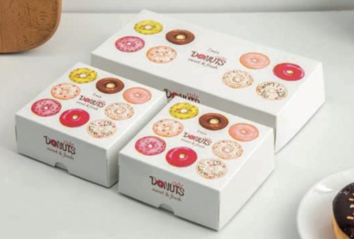 Özelleştirilebilir Karton Donut Kutuları