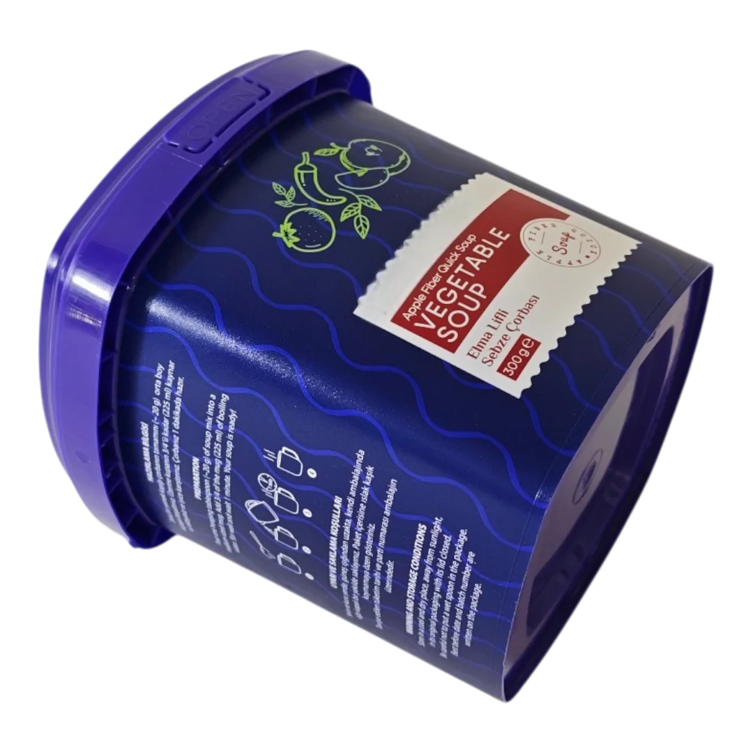 DÖK595: 595 ml Plastik Çorba Kasesi & Kapak 2 DÖK595: 595 ml Plastik Çorba Kasesi & Kapak - Görsel 2