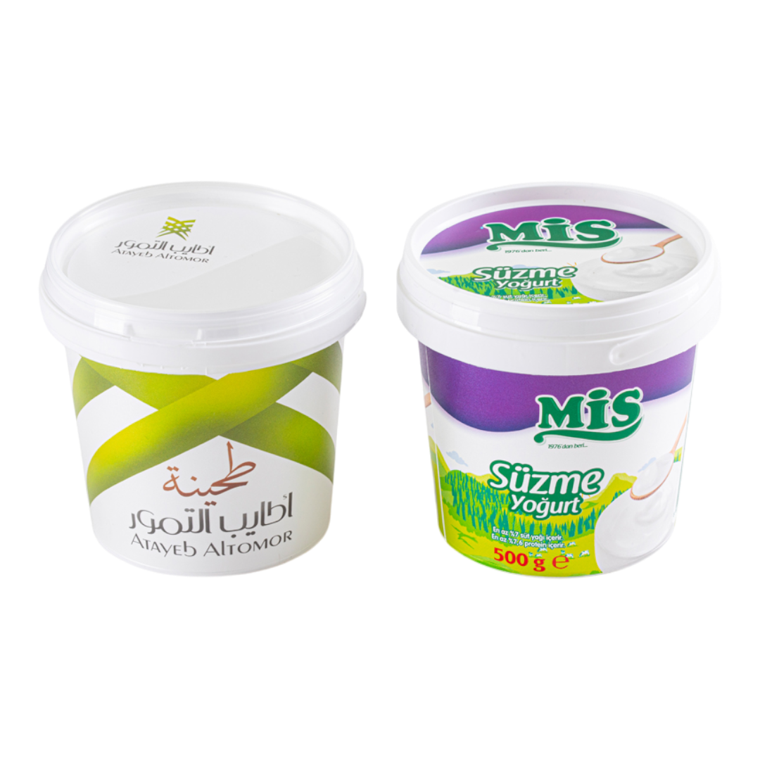 DYK501 – 16 oz / 500 ml Yoğurt Kovası ve Kapağı 1 DYK501 – 16 oz / 500 ml Yoğurt Kovası ve Kapağı